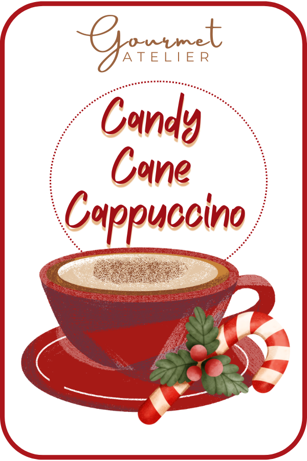 Candy Cane Cappuccino Multi-Serve Jar