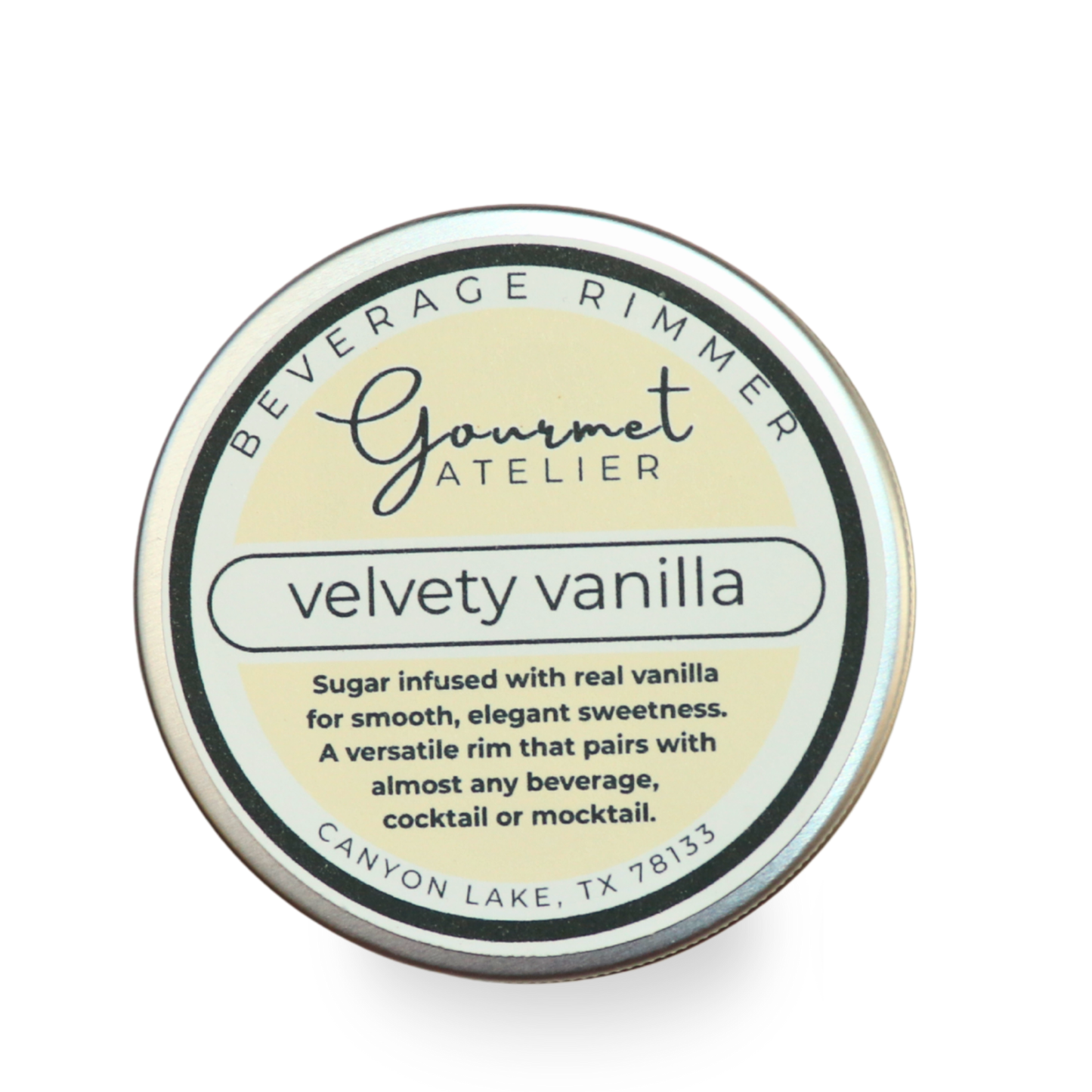 Velvety Vanilla Beverage Rimmer Tin