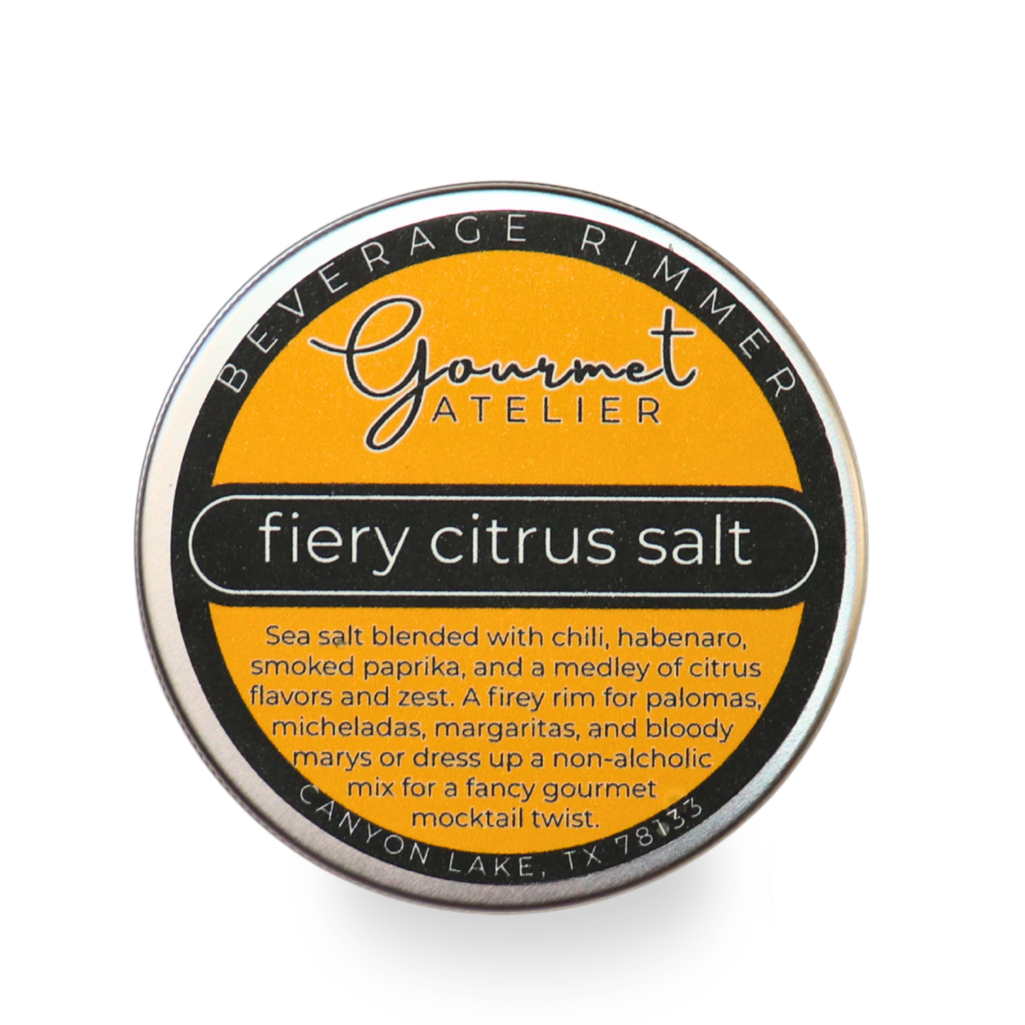 Fiery Citrus Salt Beverage Rimmer Tin