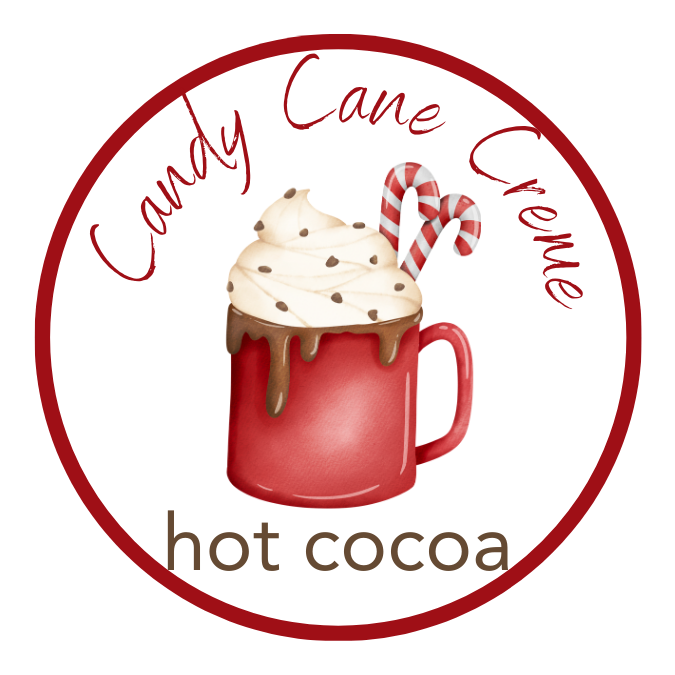 Candy Cane Creme Hot Cocoa Tube