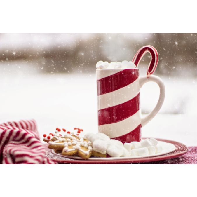 Candy Cane Creme Hot Cocoa Tube
