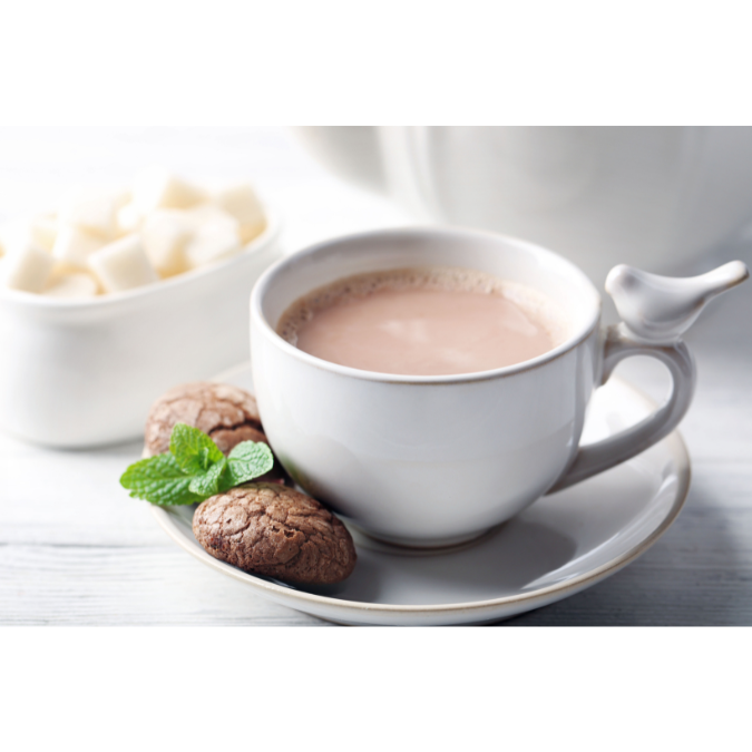 Mint Chocolate Chip Hot Cocoa
