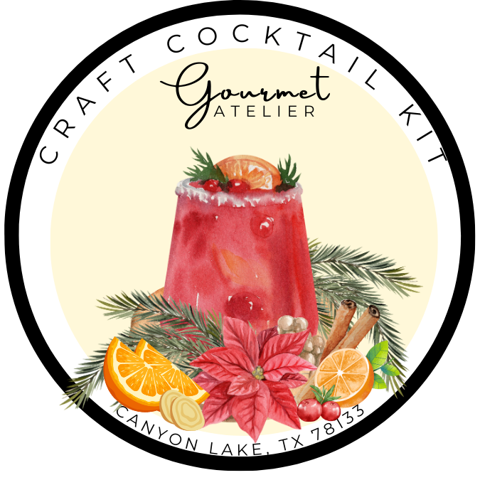 Christmas Sangria in a Jar