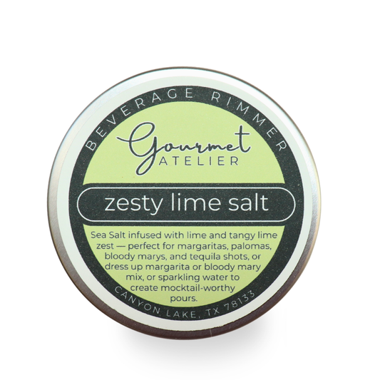Zesty Lime Salt Beverage Rimmer Tin
