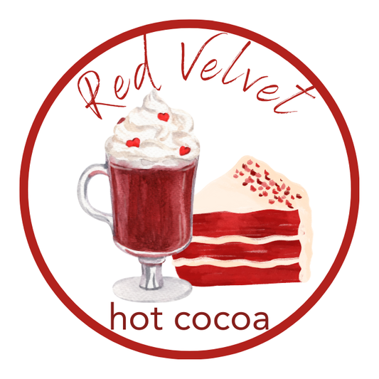 Red Velvet Hot Cocoa Tube