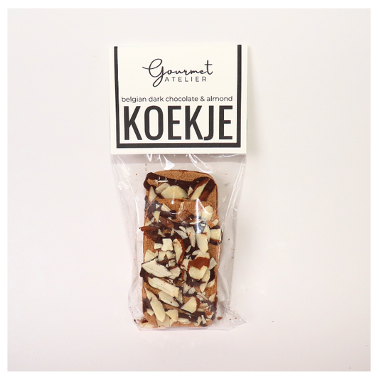 belgian dark chocolate & almond KOEKJE