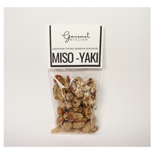 japanese honey sesame almond MISO-YAKI